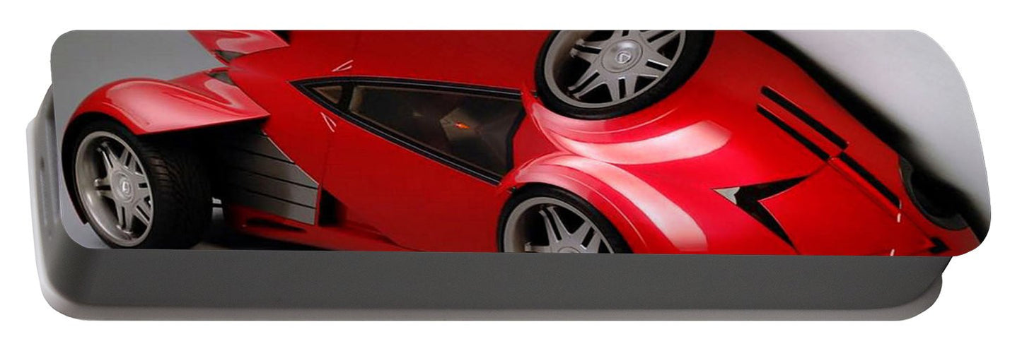 Portable Battery Charger - Red Car 009