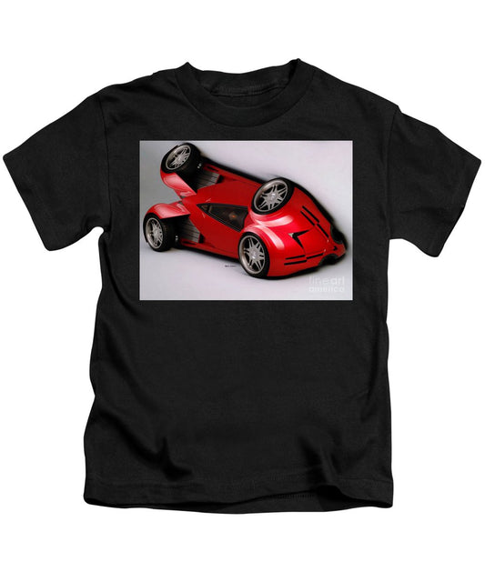 Kids T-Shirt - Red Car 009