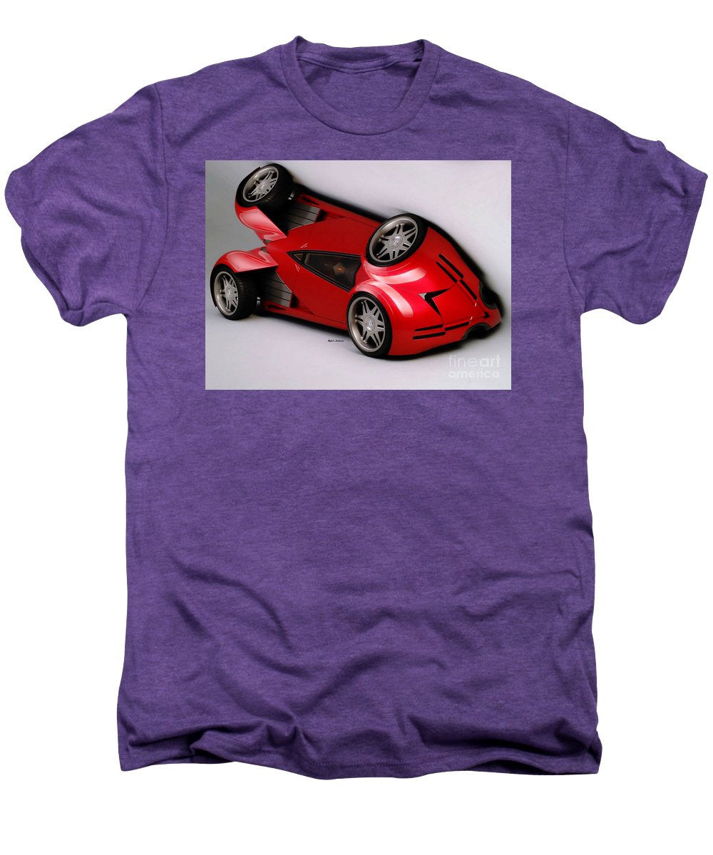Men's Premium T-Shirt - Red Car 009