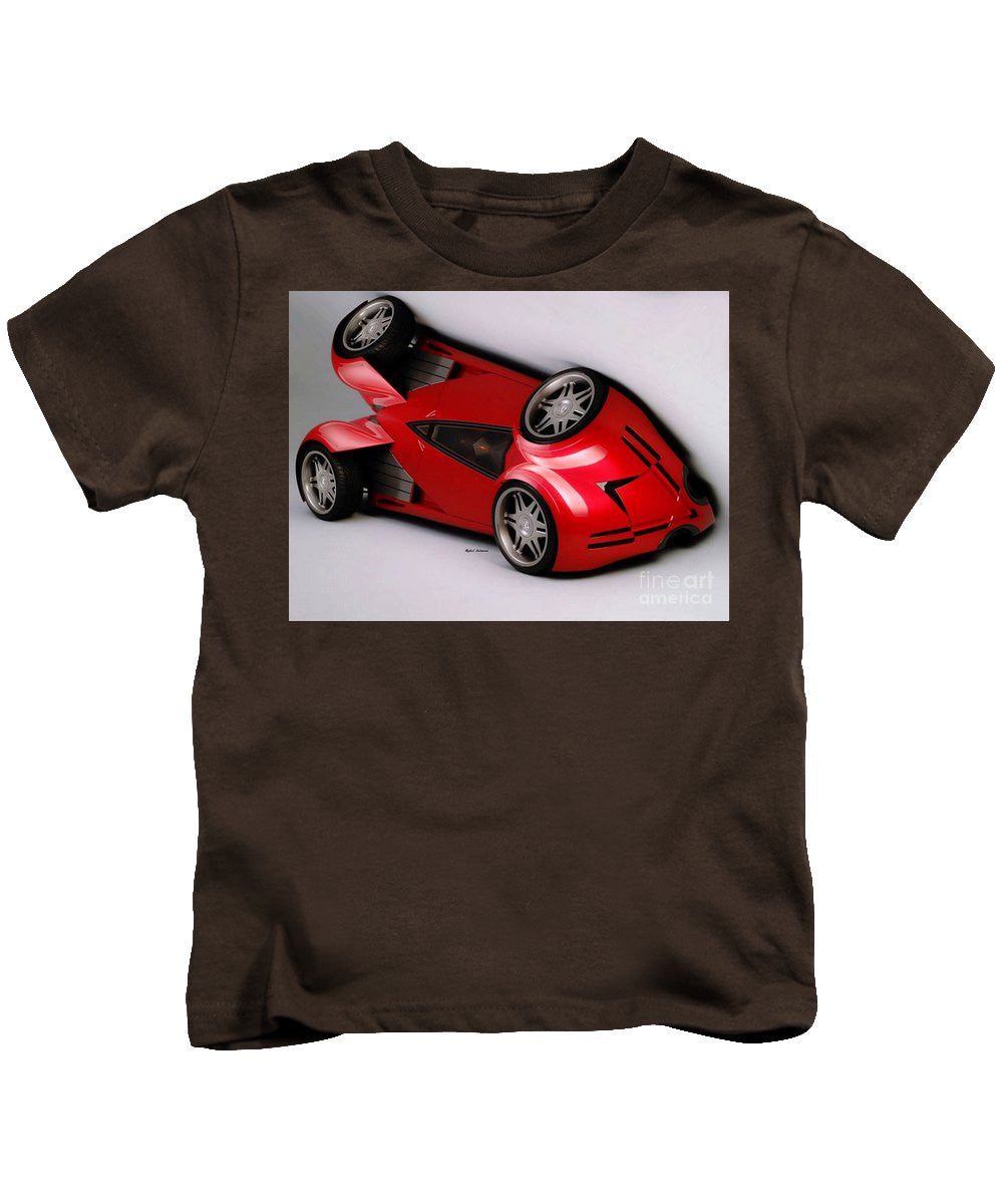 Kids T-Shirt - Red Car 009