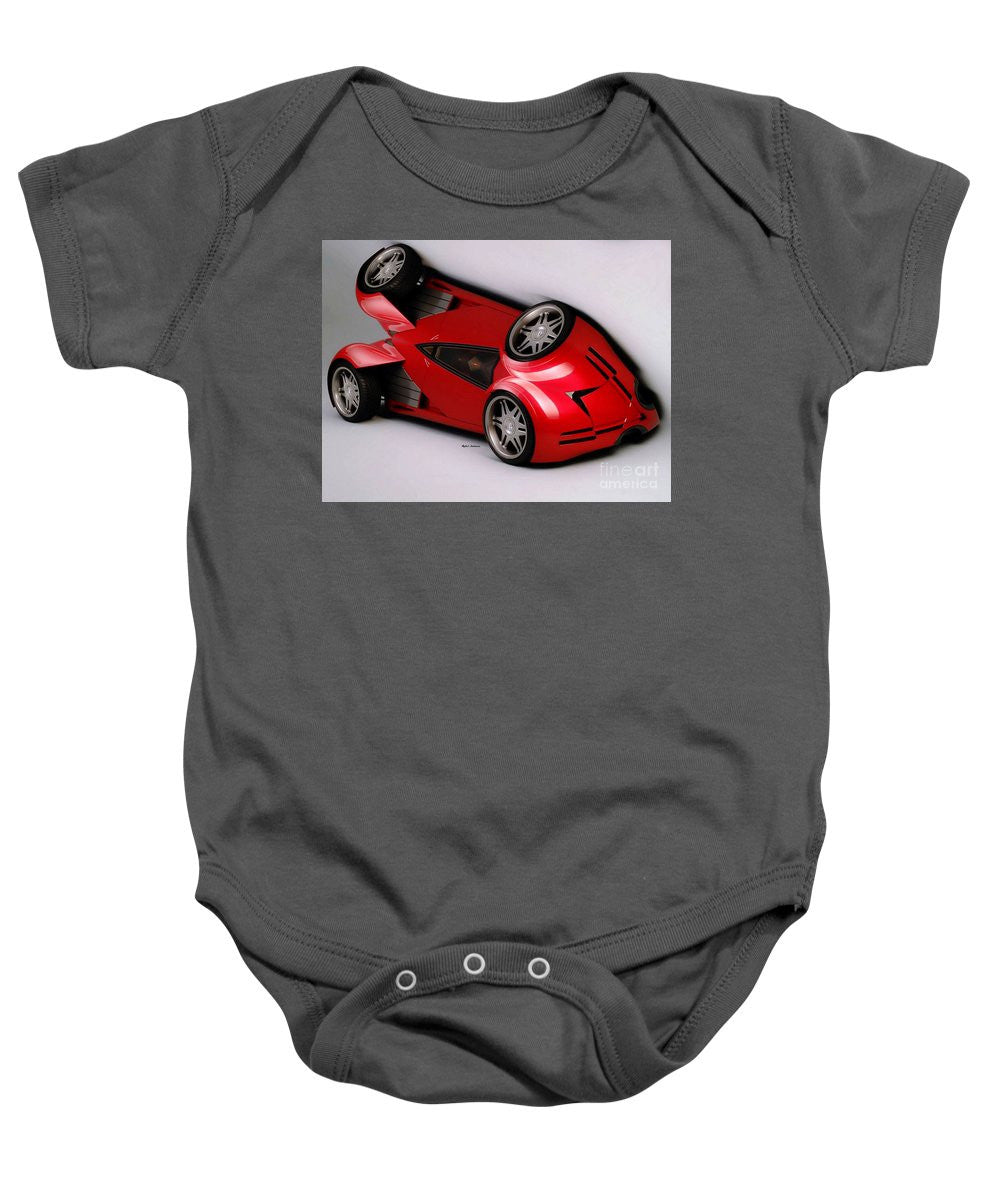 Baby Onesie - Red Car 009