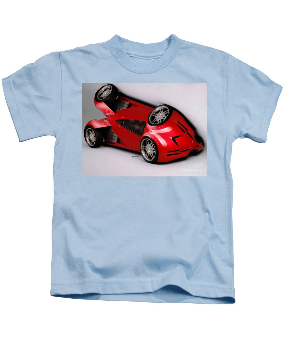 Kids T-Shirt - Red Car 009