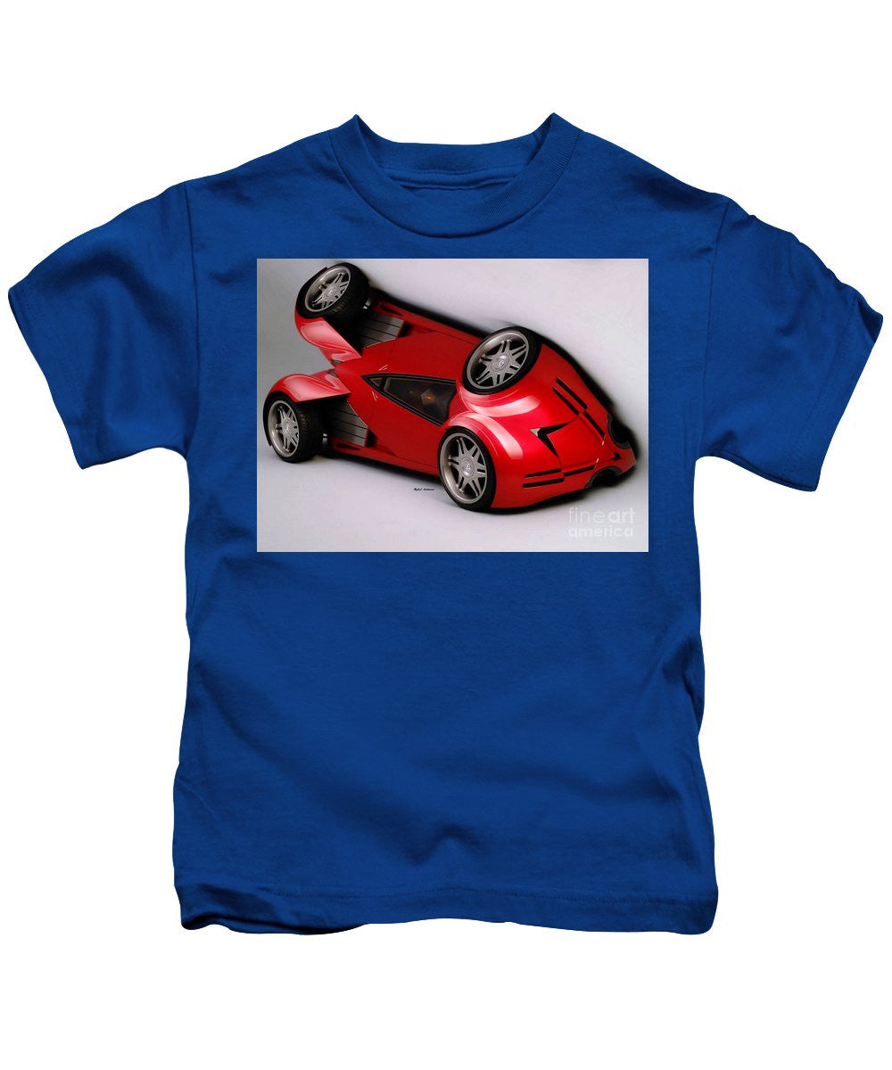 Kids T-Shirt - Red Car 009