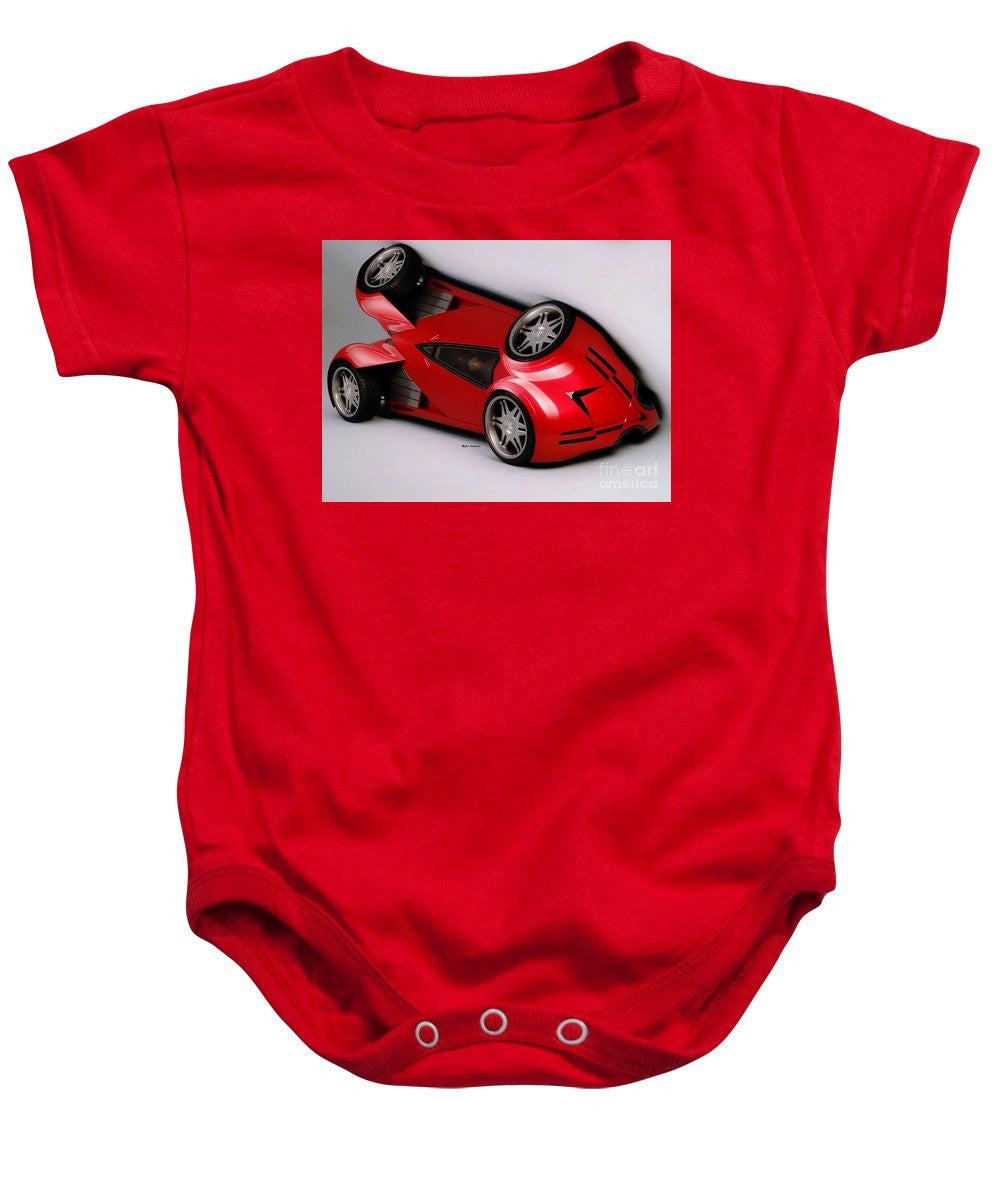 Baby Onesie - Red Car 009