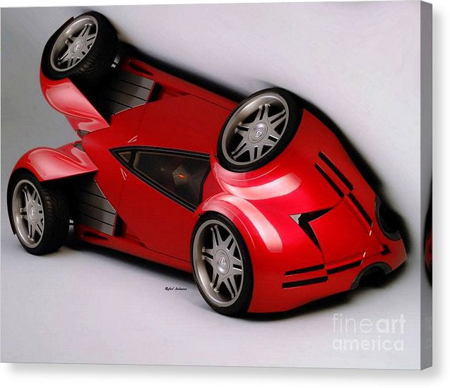 Canvas Print - Red Car 009