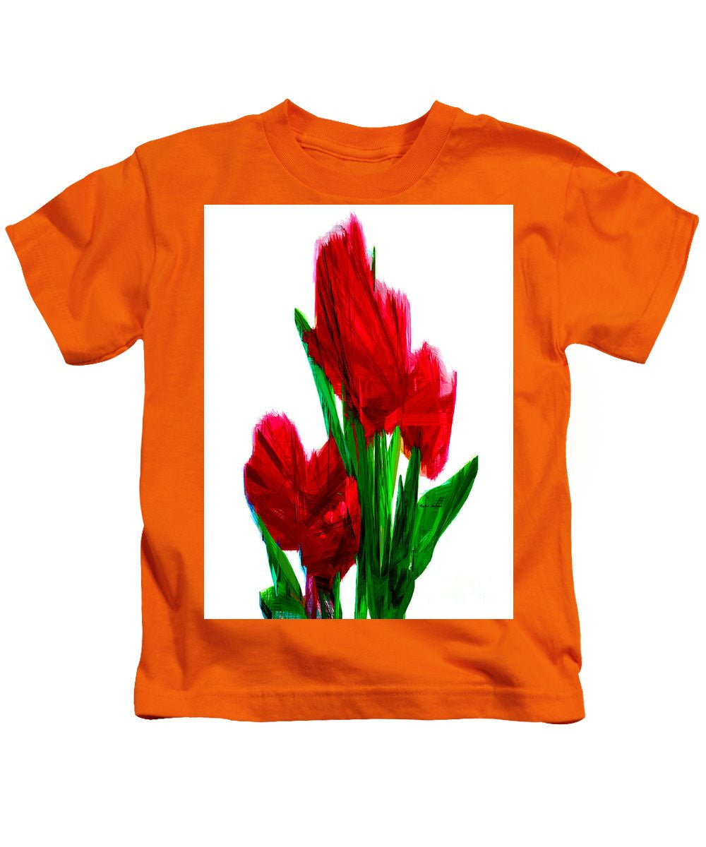 Kids T-Shirt - Red Carnations