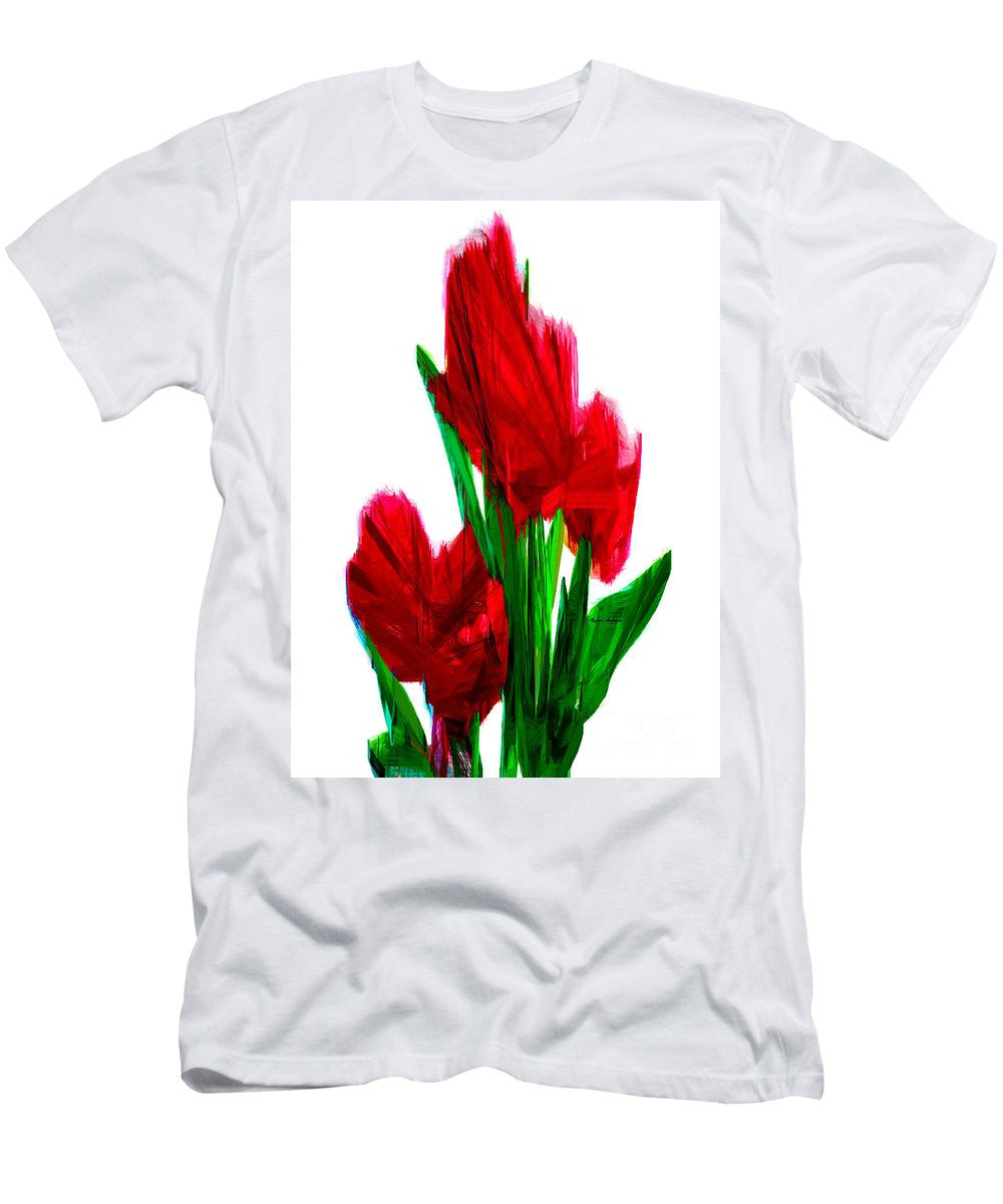 T-shirt pour homme (coupe ajustée) - œillets rouges