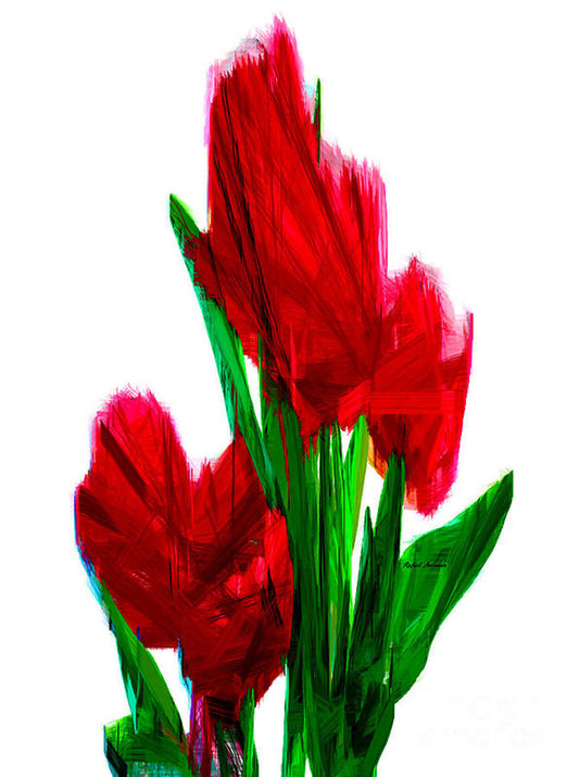 Art Print - Red Carnations