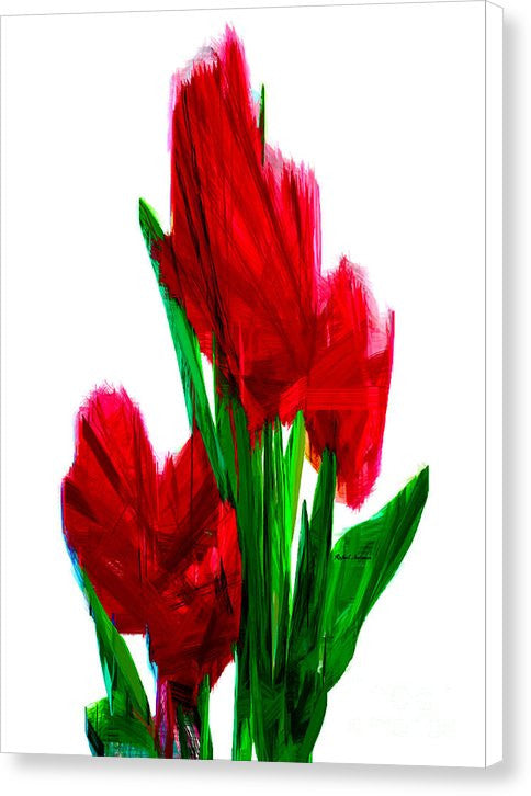 Canvas Print - Red Carnations
