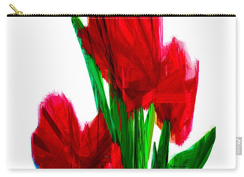 Carry-All Pouch - Red Carnations