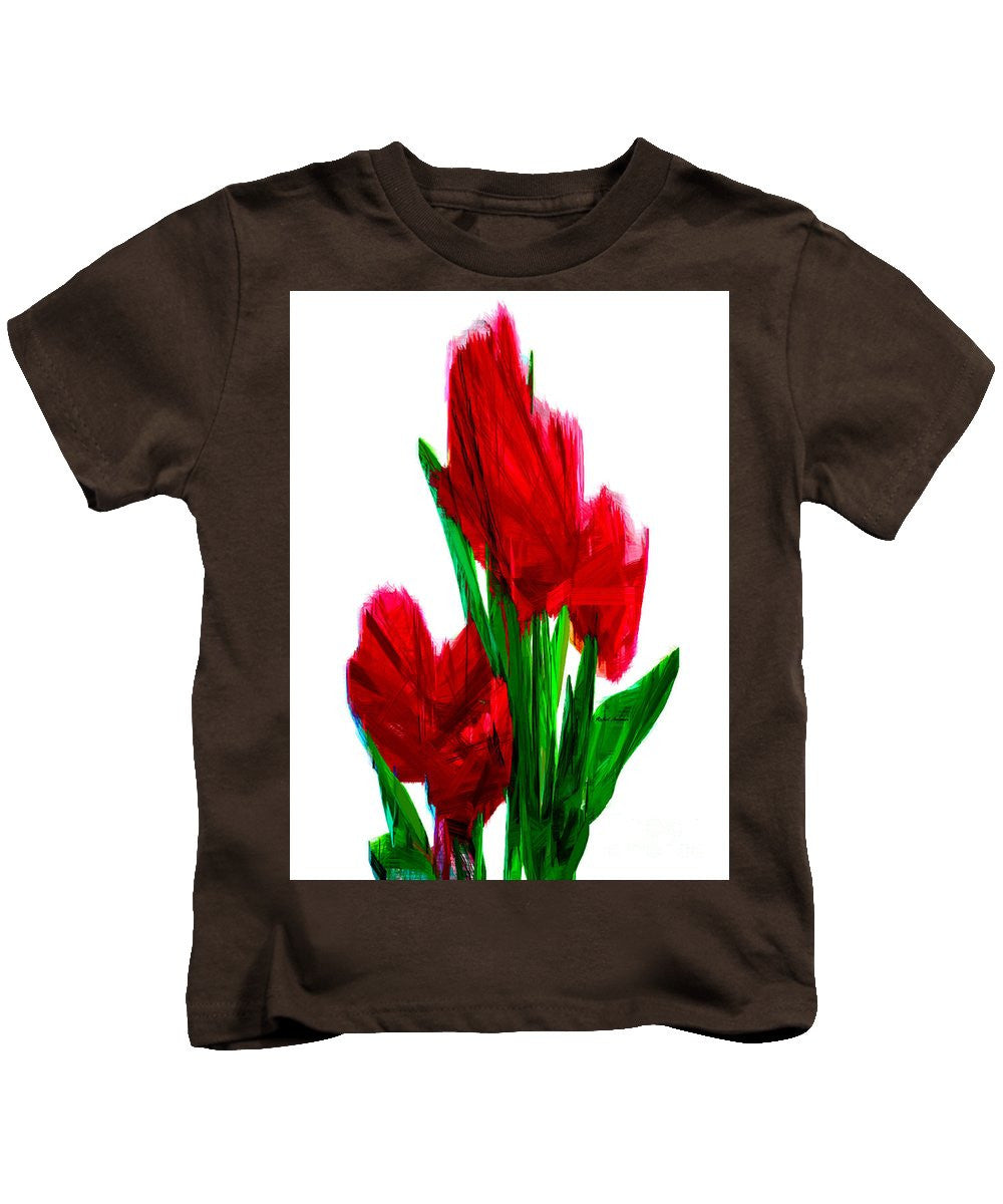 Kids T-Shirt - Red Carnations