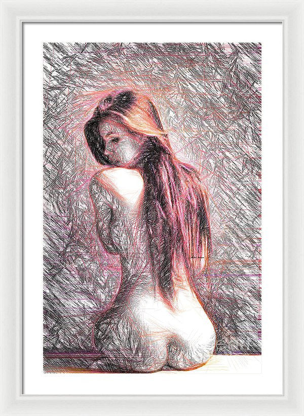 Framed Print - Red Glow