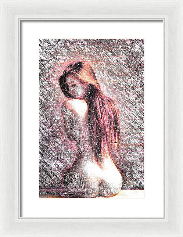 Framed Print - Red Glow