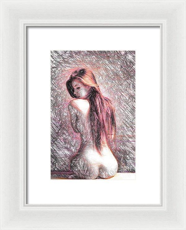 Framed Print - Red Glow