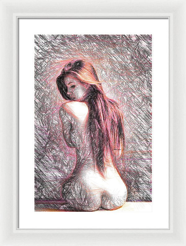 Framed Print - Red Glow