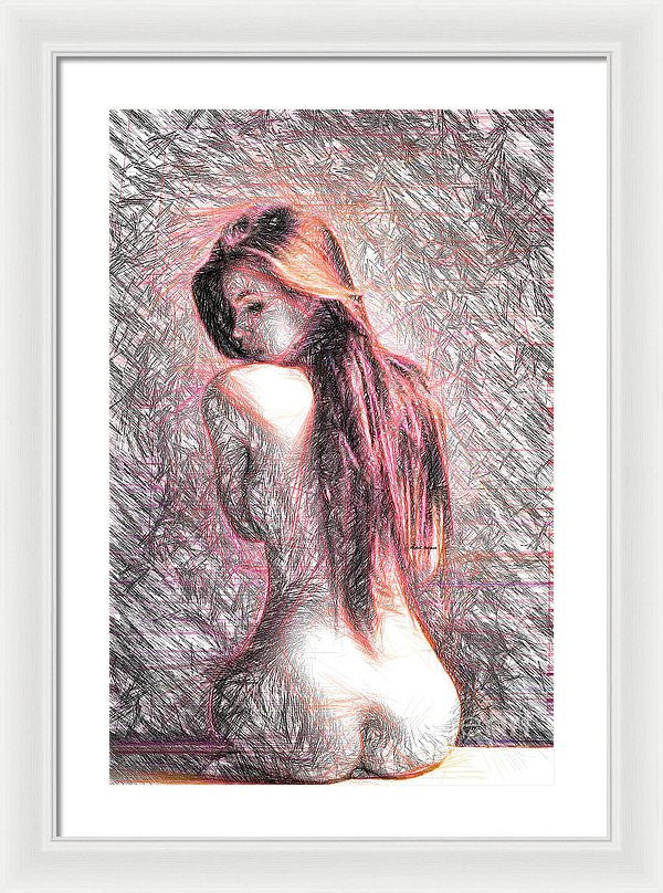 Framed Print - Red Glow