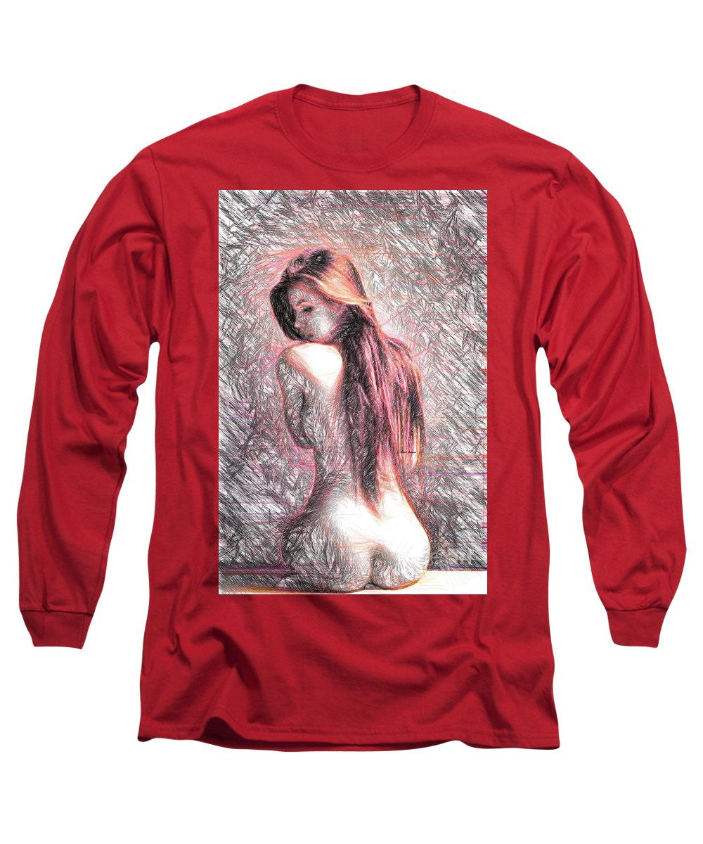 Long Sleeve T-Shirt - Red Glow