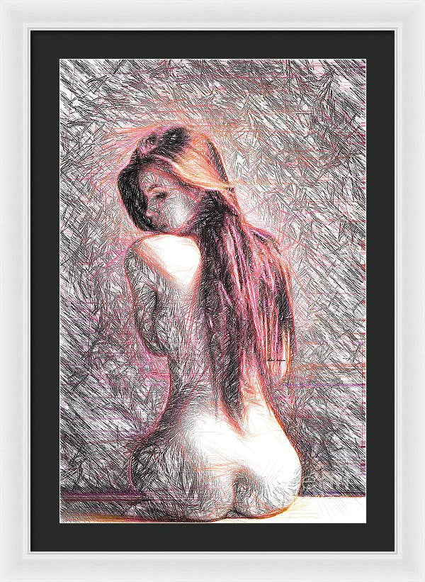 Framed Print - Red Glow