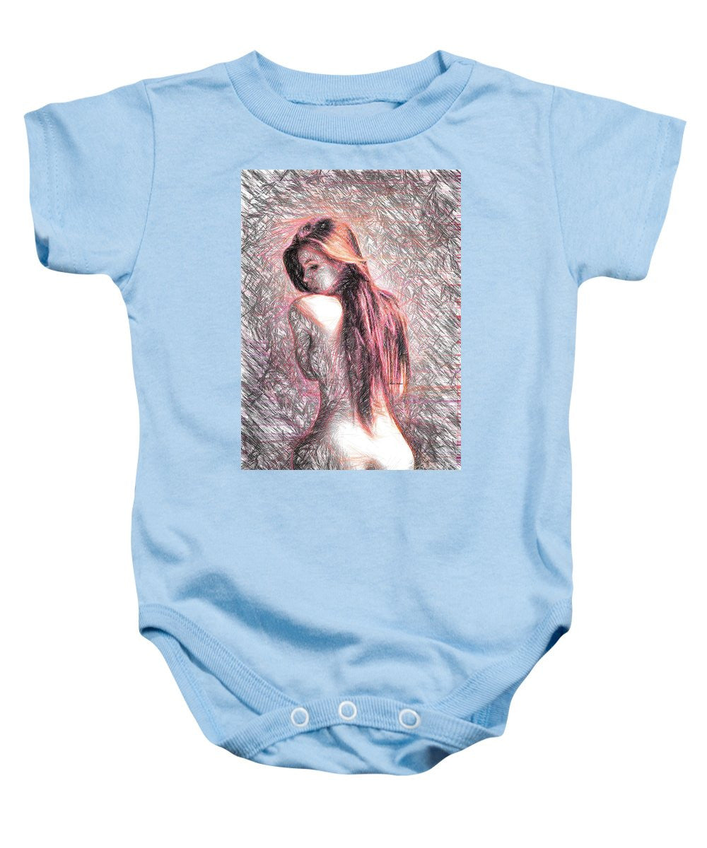 Baby Onesie - Red Glow