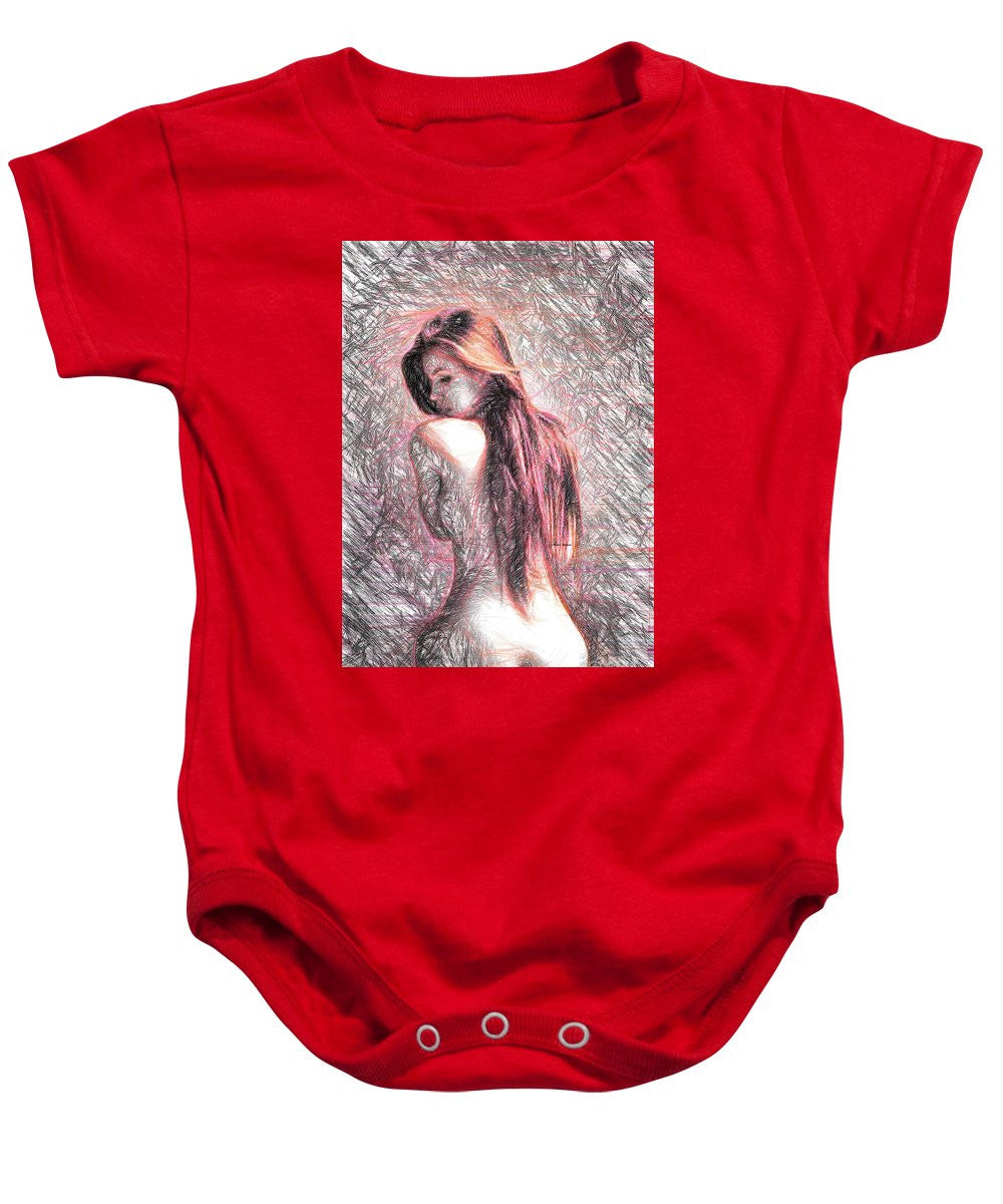 Baby Onesie - Red Glow