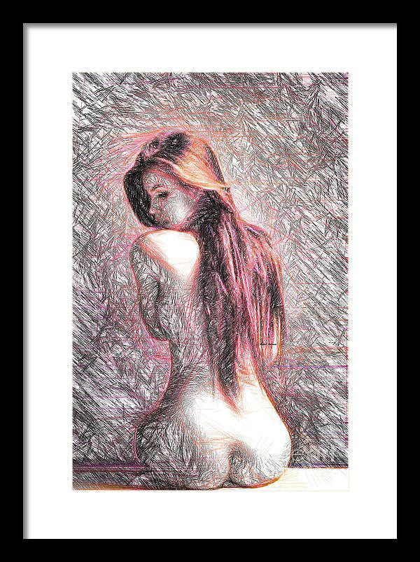 Framed Print - Red Glow