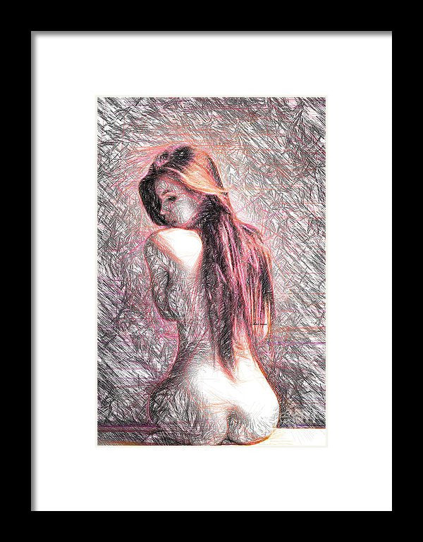 Framed Print - Red Glow