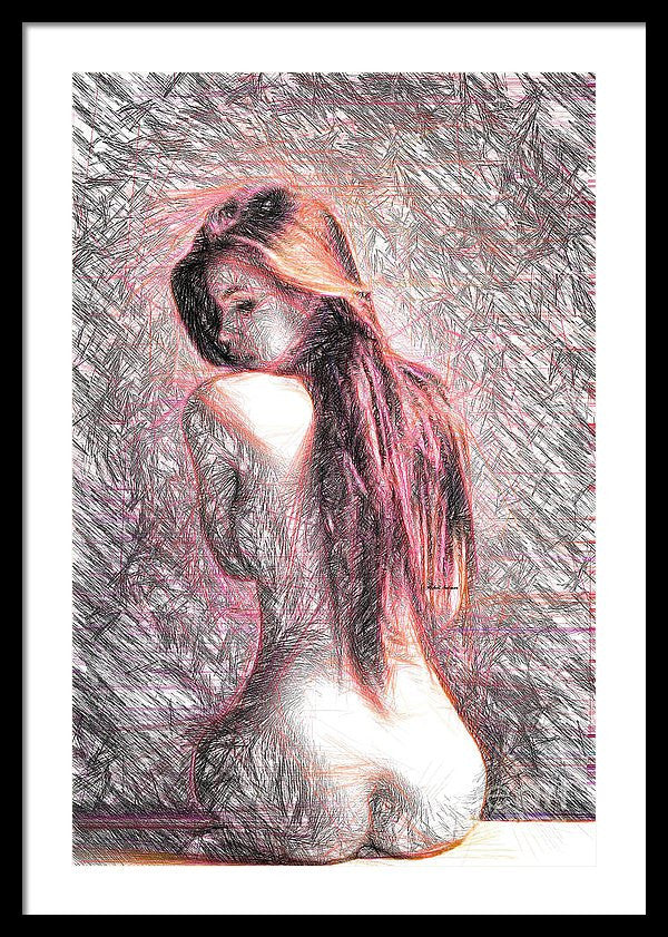 Framed Print - Red Glow