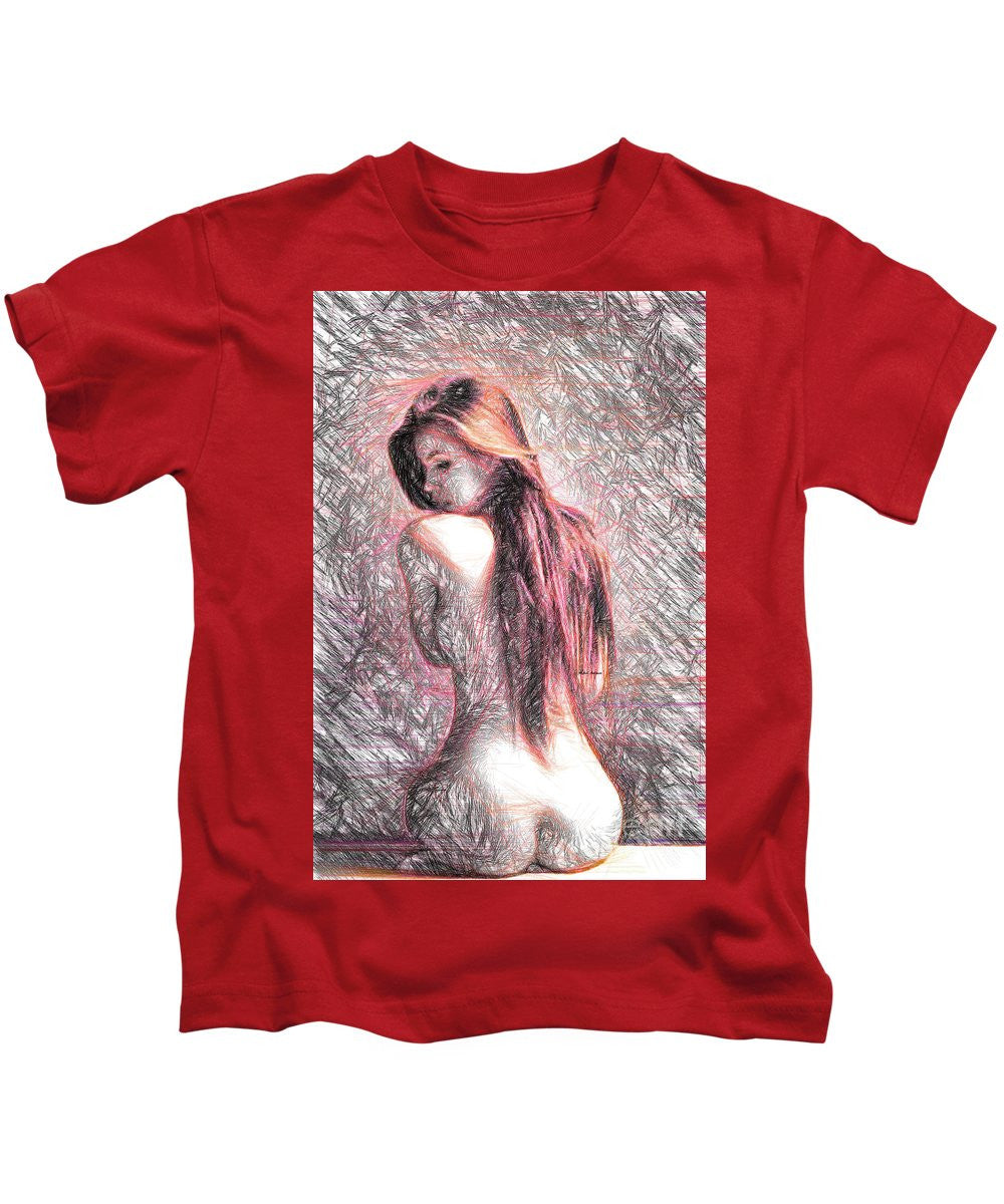 T-shirt pour enfant - Rouge brillant