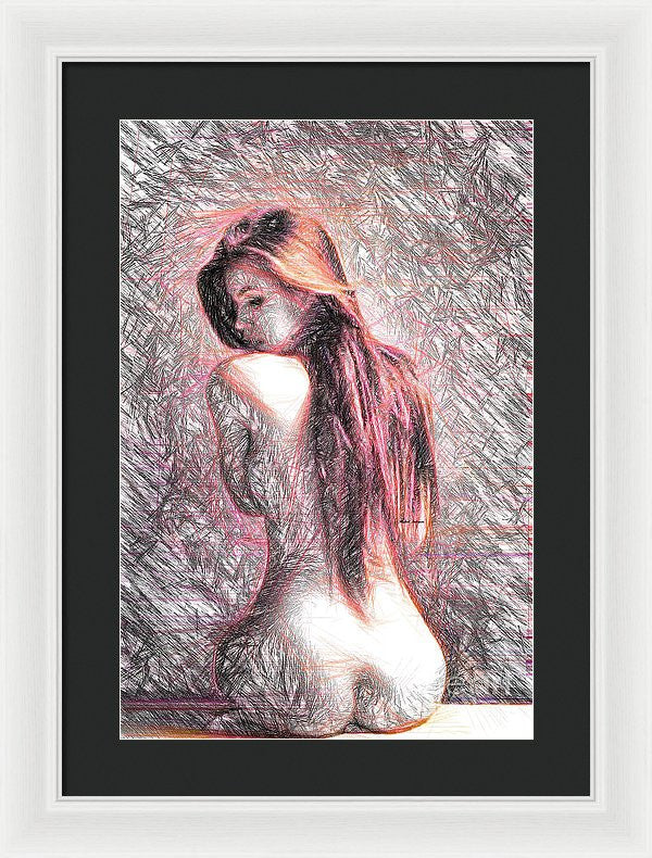 Framed Print - Red Glow