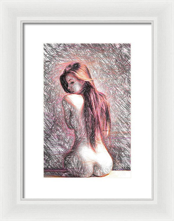 Framed Print - Red Glow