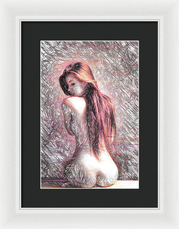 Framed Print - Red Glow