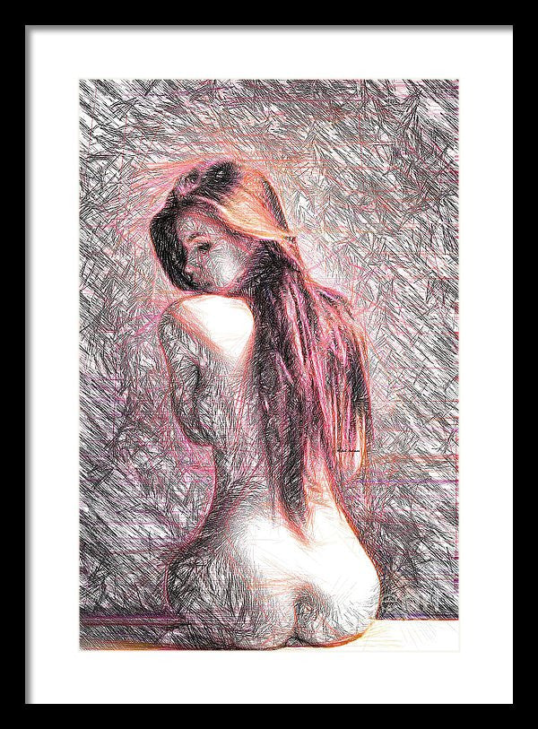 Framed Print - Red Glow