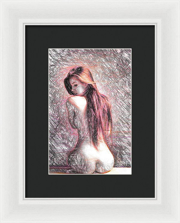 Framed Print - Red Glow