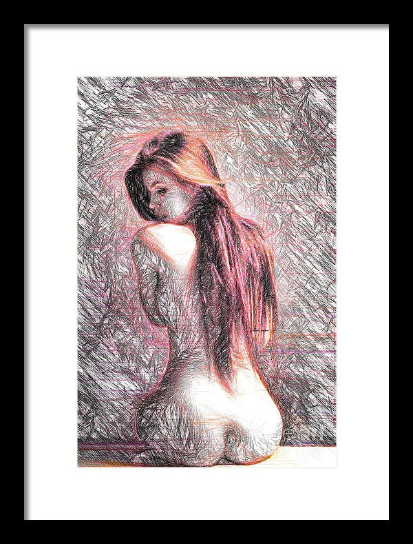 Framed Print - Red Glow