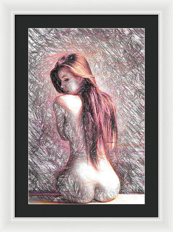 Framed Print - Red Glow