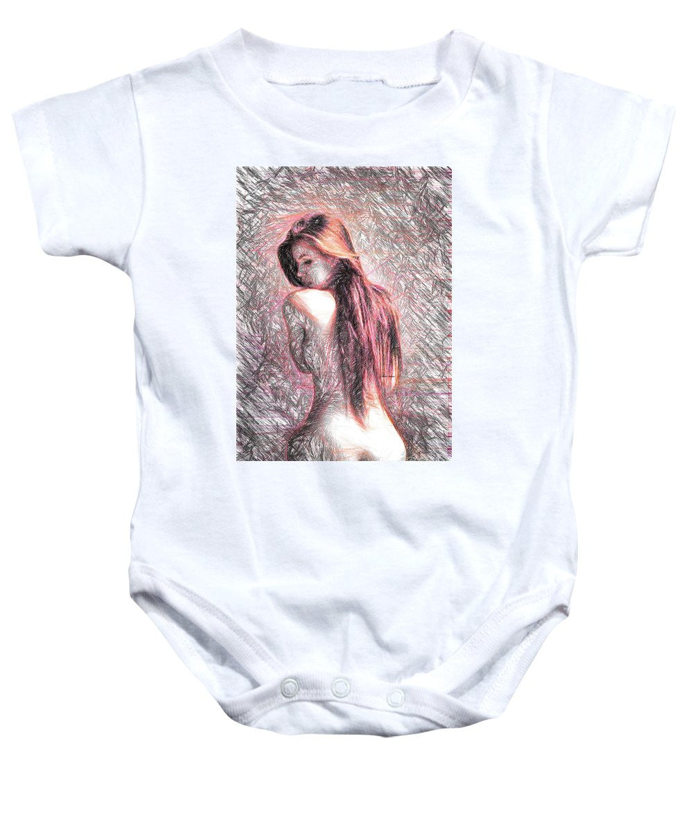 Baby Onesie - Red Glow