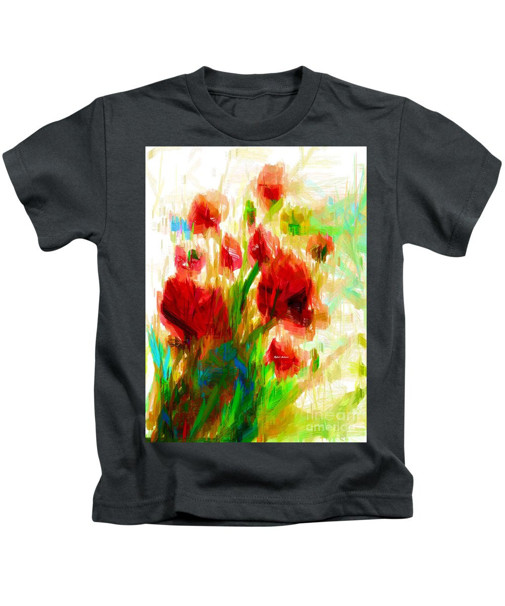 Kids T-Shirt - Red Poppies