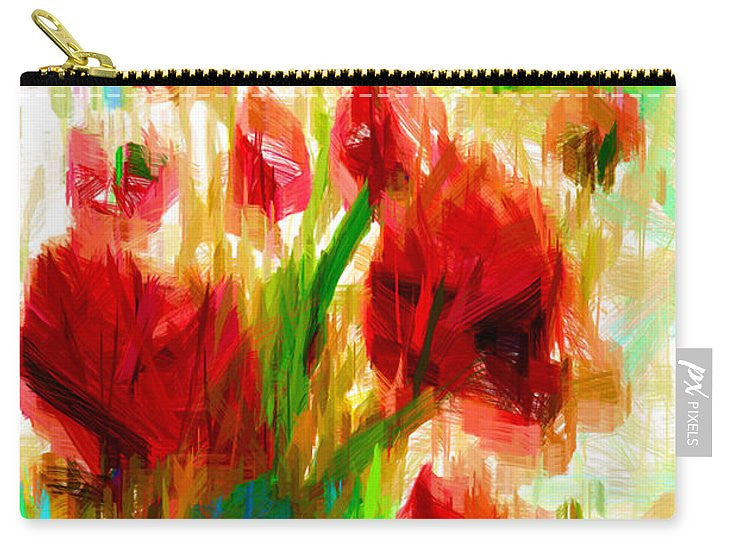 Carry-All Pouch - Red Poppies