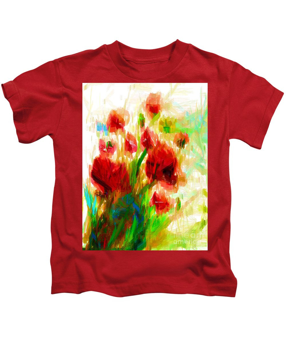 Kids T-Shirt - Red Poppies