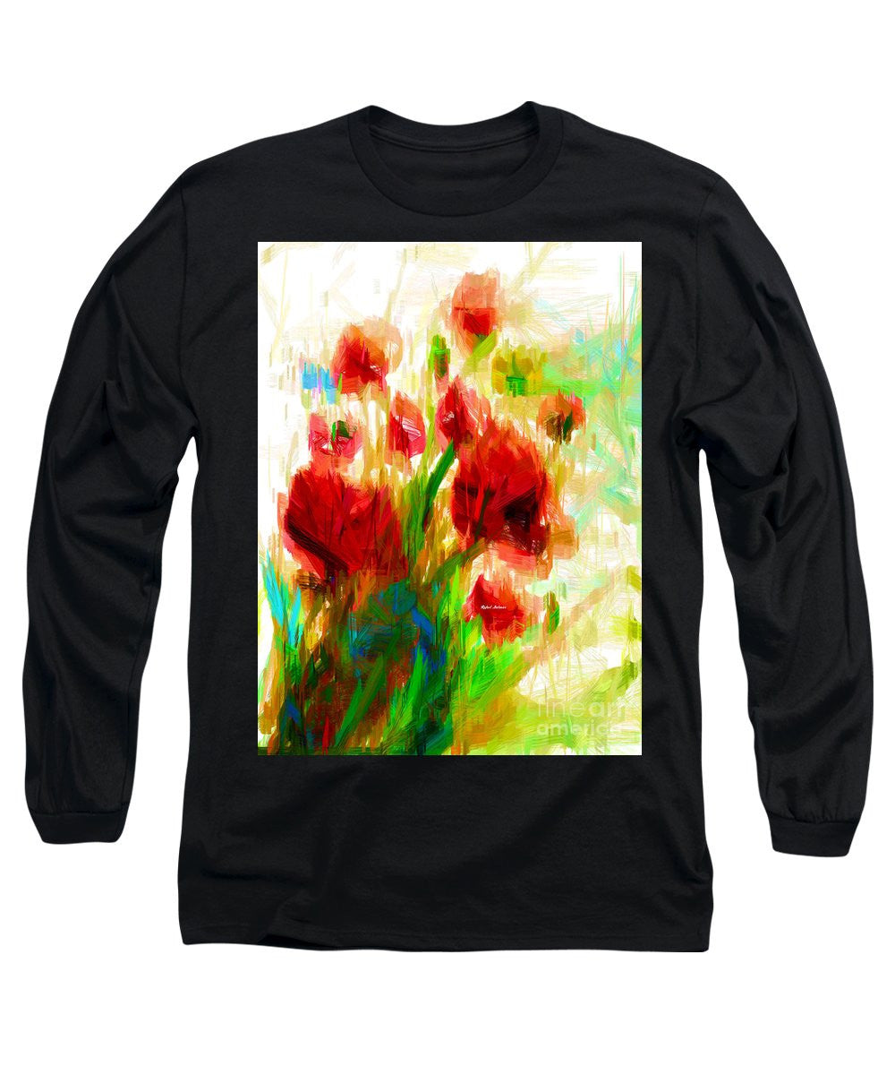 Long Sleeve T-Shirt - Red Poppies