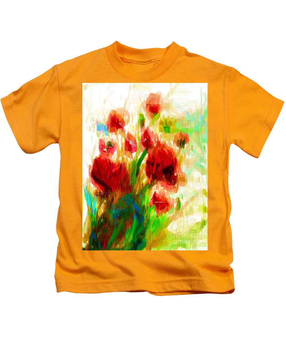 Kids T-Shirt - Red Poppies