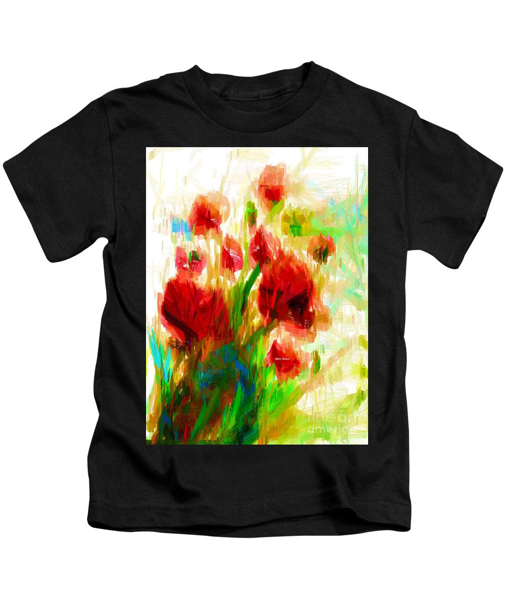 Kids T-Shirt - Red Poppies