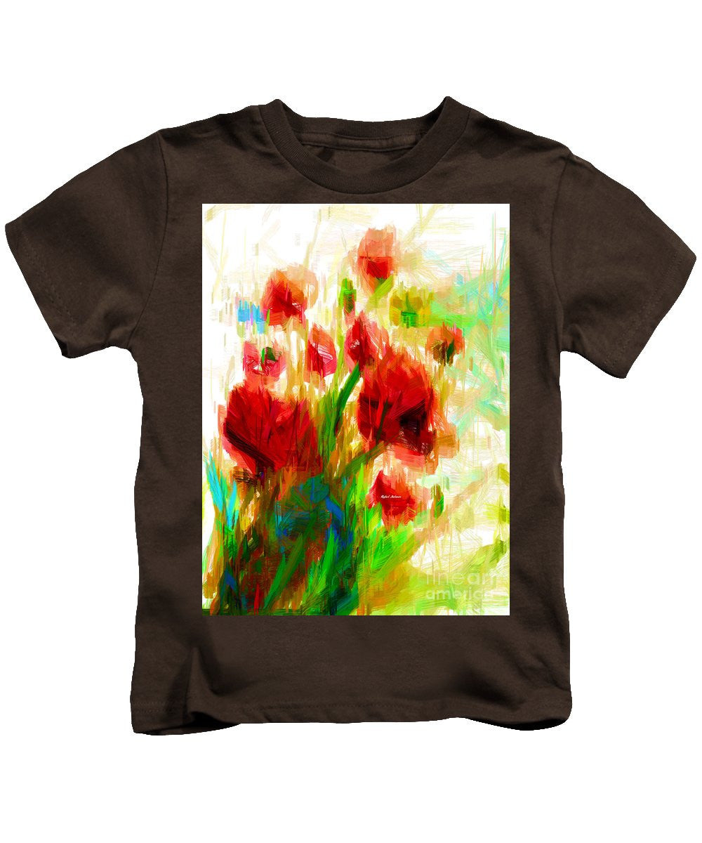 Kids T-Shirt - Red Poppies