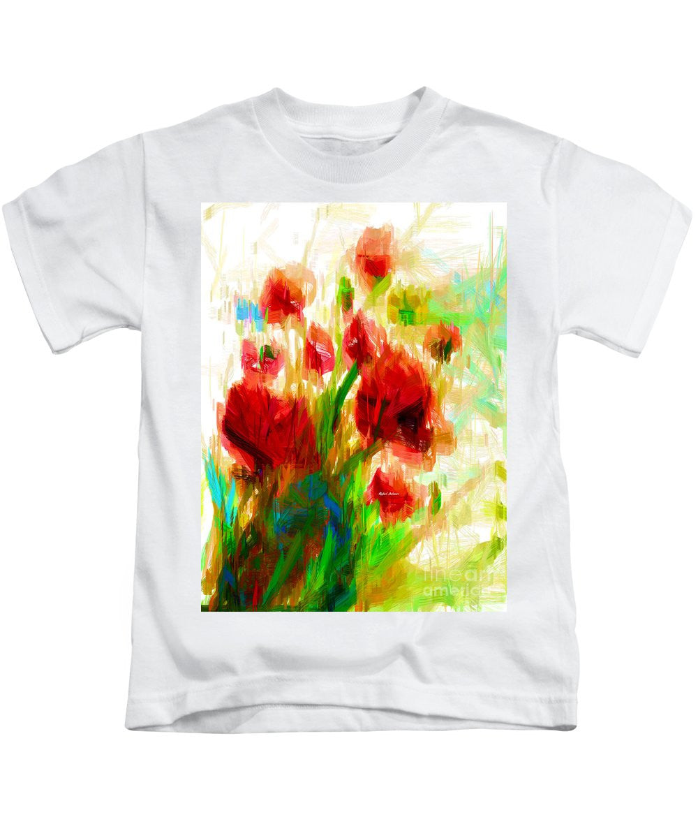 Kids T-Shirt - Red Poppies