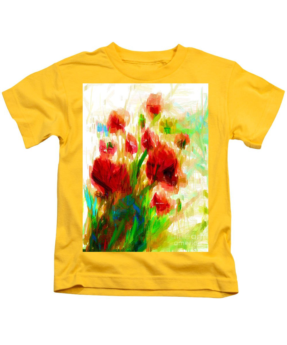 Kids T-Shirt - Red Poppies