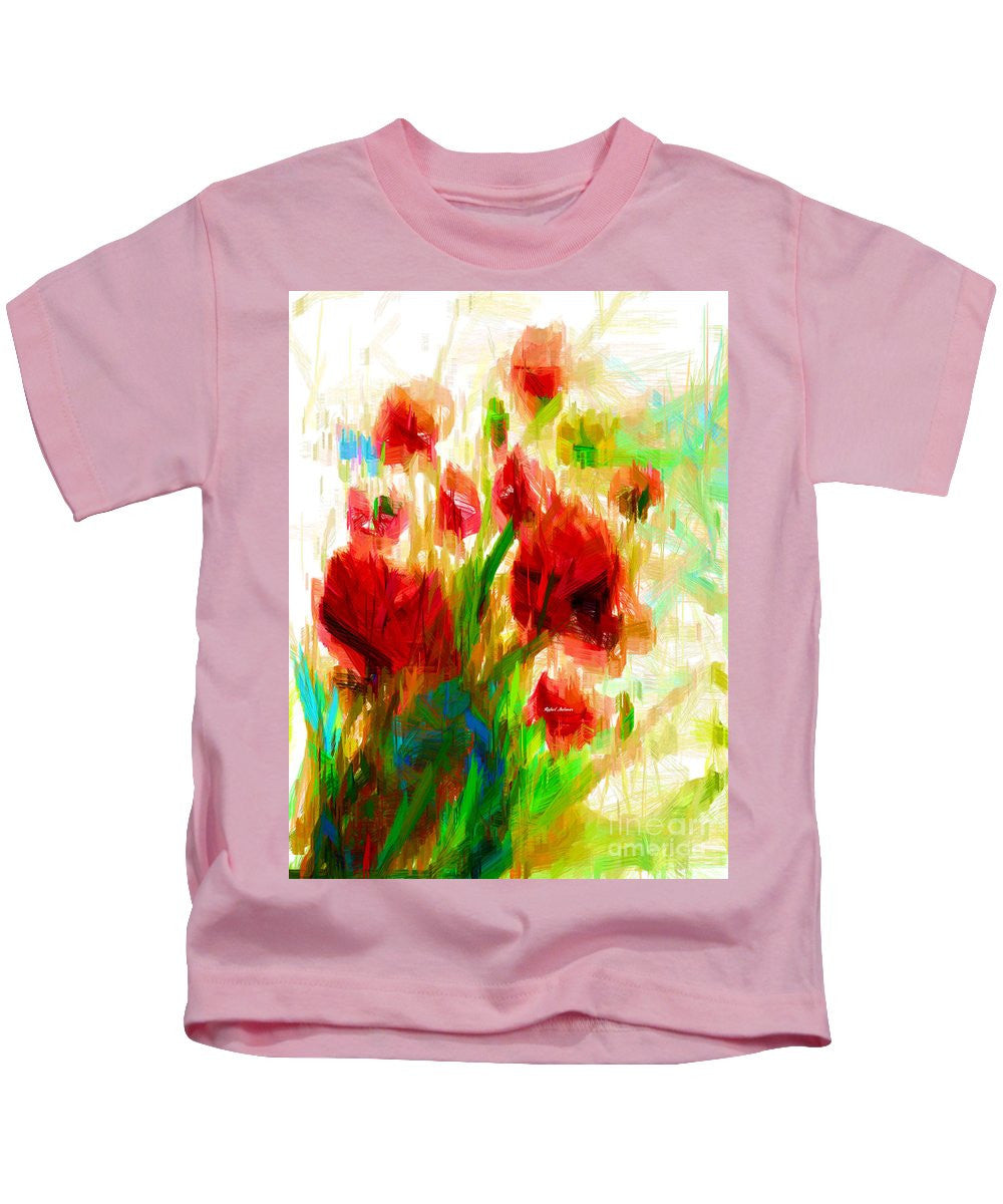 Kids T-Shirt - Red Poppies