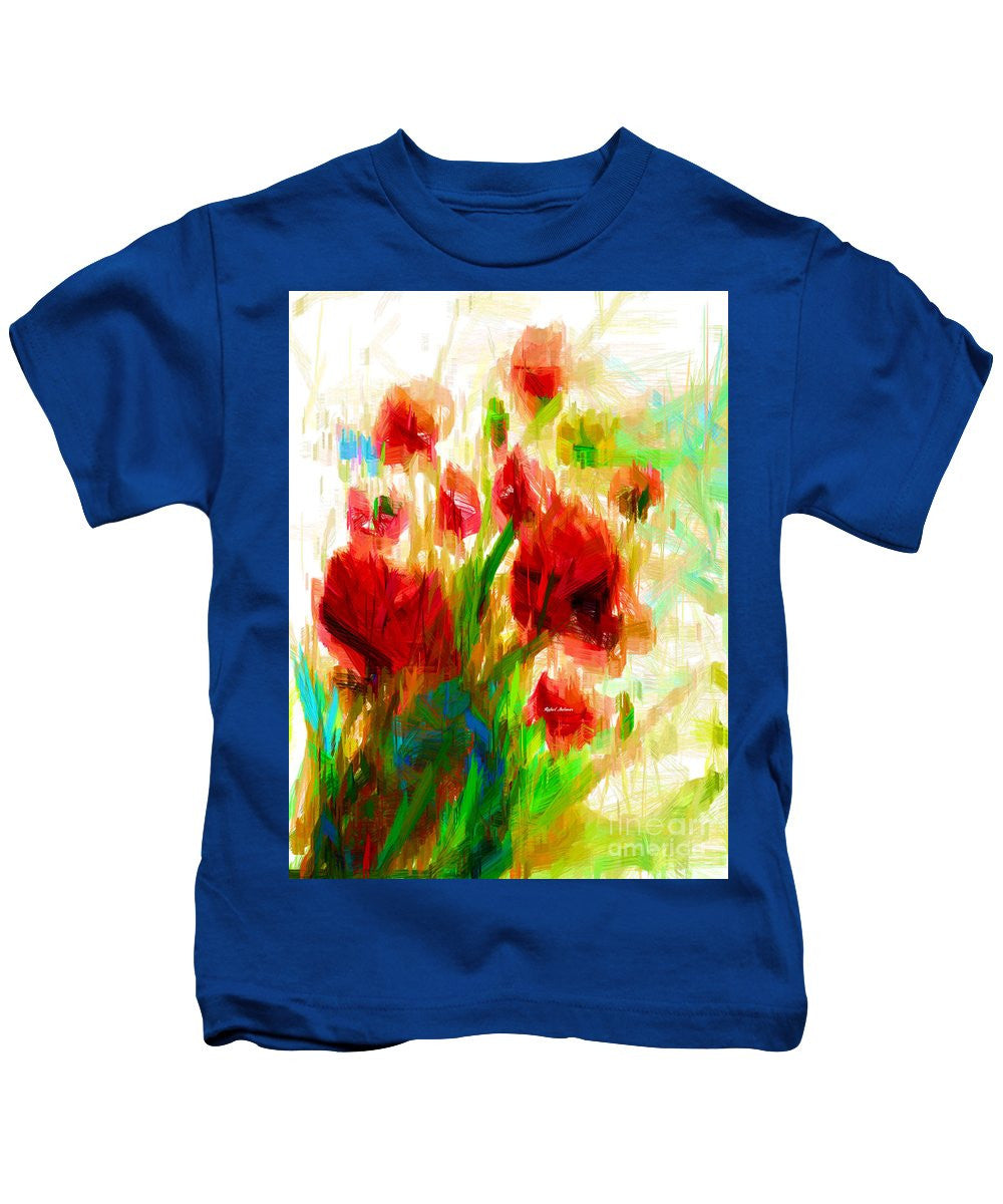 Kids T-Shirt - Red Poppies