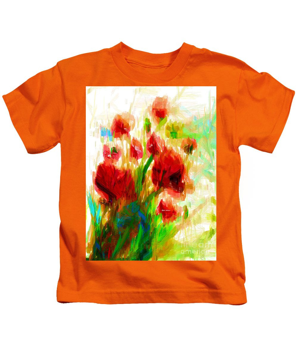 Kids T-Shirt - Red Poppies