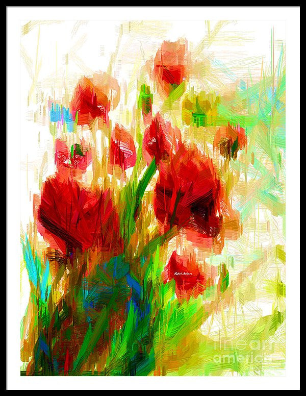 Framed Print - Red Poppies