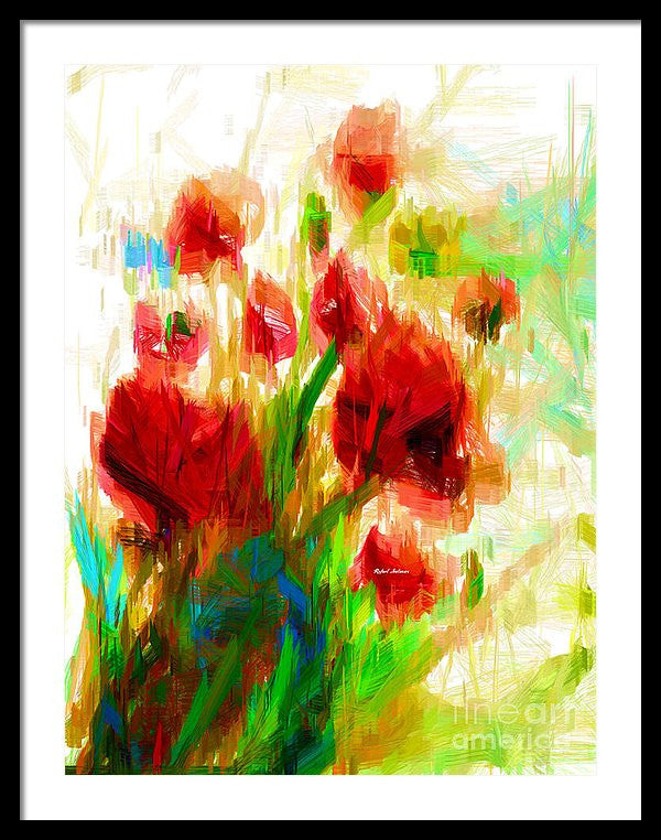 Framed Print - Red Poppies